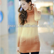 12STC0701 Angora Wolle neuesten Design Winter Pullover Frauen